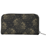 Koi Fish Patterned Long Wallet - Shift Royal