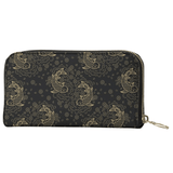 Koi Fish Patterned Long Wallet - Shift Royal