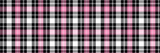 Pink Suede Plaid Door Panel Trims - Shift Royal