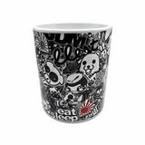 JDM Sticker Bomb Coffee Mug - Ceramic Mug Cup 11oz