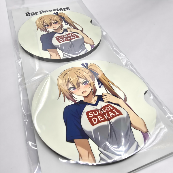 Sugoi Dekai Car Coasters - Kawakami Mai