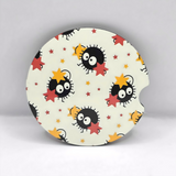 Soot Sprites Car Coasters - Susuwatari