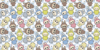 Labubu The Monsters Door Panel Fabric Trims
