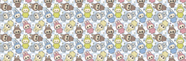 Labubu The Monsters Door Panel Fabric Trims