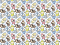 Labubu The Monsters Door Panel Fabric Trims