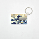 The Great Wave Off Kanagawa Keychain