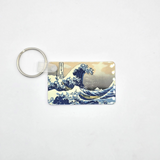 The Great Wave Off Kanagawa Keychain