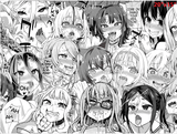 Anime Girls Ahegao Door Panel Trims - Shift Royal