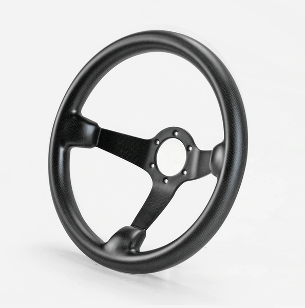 Full Matte Carbon Fiber Steering Wheel - Shift Royal