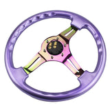 Neo Chrome 350mm 14inch Steering Wheel - Shift Royal