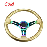 Neo Chrome 350mm 14inch Steering Wheel - Shift Royal