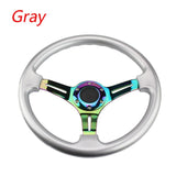 Neo Chrome 350mm 14inch Steering Wheel - Shift Royal