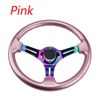 Neo Chrome 350mm 14inch Steering Wheel - Shift Royal