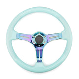 Neo Chrome 350mm 14inch Steering Wheel - Shift Royal