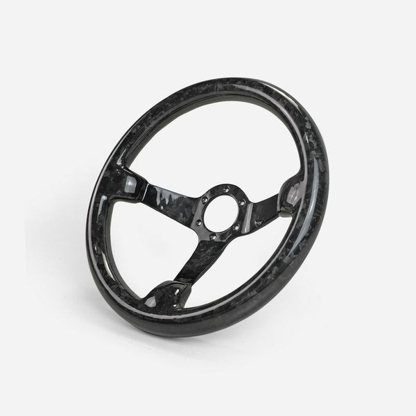 Full Gloss Forged Carbon Fiber Steering Wheel - Shift Royal